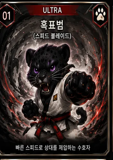 품띠 수호령 흑표범